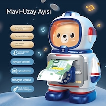 Mengtuo Uzay Elle Çevrilen Şifreli Kumbara, Yalnızca İçeri Girip Çıkar, Otomatik Olarak Para Yuvarlar, Simüle Edilmiş Parmak İzi, Çocuk Kumbarası