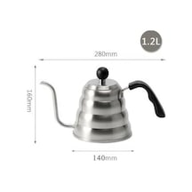 1,2 L Çelik Barista Filtre Kahve Demleme İbriği Drip Kettle Cin372 Aeropress
