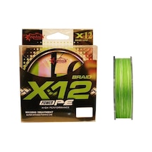 Captain X12 Power Pe İp Misina 0,16mm 150mt Green White - Standart
