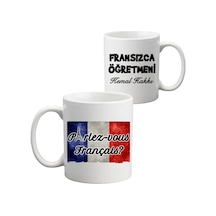 Fransızca Öğretmeni Öğretmenler Günü Hediyesi Isimli Kupa Bardak