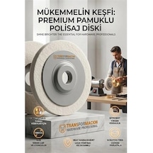Mey Najmaddin Sert 100mm Yün Polisaj Flap Keçe - Matkap Ve Spiral Uyumlu Metal Cam Parlatma Çarkı 723110 Najmaddin