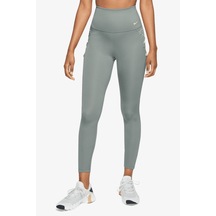 Nike One Training Novelty Dri Fit High Rise 7/8 Leggings 2 Cepli Yüksek Belli Kadın Antreman Taytı Yeşil Dx006-330