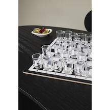 Karaca  King Shot Bardaklı Satranç Seti Şeffaf