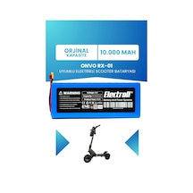 Onvo Rx-01 Uyumlu Batarya Standart Kapasite 48v 10.000mah Elektrikli Scooter Bataryası Çok Renkli