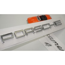 Porsche Panamera 4 Bagaj 3M 3D Abs Yazı Logo Amblem Seti (549214623)