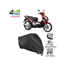 Yamaha Nouvo Motosiklet Brandası ( Kilit Uyumlu - Siyah