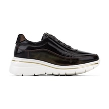 Tamer Tanca Kadın Hakiki Deri Kahverengi Rugan Sneakers & Spor Ayakkabı 298 3215 Bn Ayk Y26 Kahve Krsk Rgn