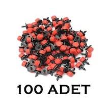 Damlama Sulama Kırmızı Damlatıcı Debi Ayarlı Meme 50-100-250 Adet (453978126)