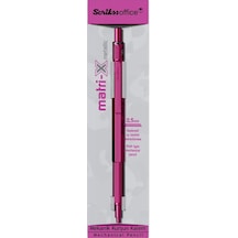 Scrikss Matri-x Versatil 0.5 Mm Metalik Pembe Şeffaf Amb.
