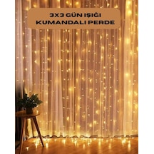 8 Fonksiyonlu Uzaktan Kumandalı Günışığı Perde Peri Led Dekoratif Işık Çok Renkli