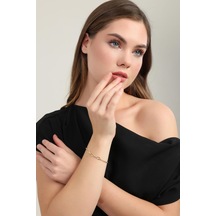 Altın Ataç Bileklik Forse Detay 18-20 Cm T14460 Renkli