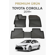 Toyota Corolla 2019+ Uyumlu 3d Oto Paspas Premium