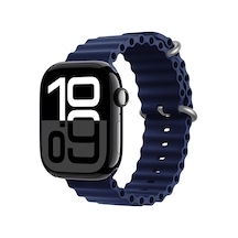 Watch 10 46mm Uyumlu Zore Krd-75 Silikon Kordon-lacivert