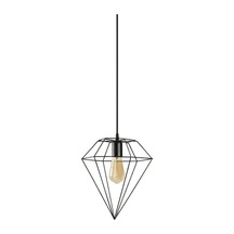 Riolight Prizma Siyah Tekli Metal Sarkıt