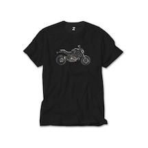 Ducati Monster Motosiklet Canavarı 821 Siyah Tişört Siyah