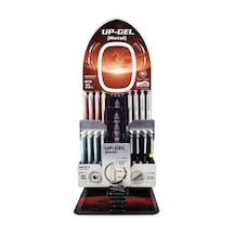 Wrıtech W-0156 Metal Up 0,7mm Mavi Jel Kalem - 32'li Set Ahşap