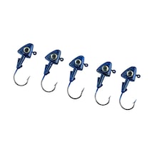 Jighead - Zoka - Kurşunlu Olta İğnesi - Xh-a 07 - Mavi - 8 Gr - 5 Adet
