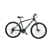 Carraro Force 650 Erkek Dağ Bisikleti 381h Hd 26 Jant 24 Vites Mat Siyah Mavi Açık Mavi Gümüş Siyah