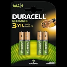Duracell Aaa Şarjlı Kalem Pil 4'lü 750 Mah