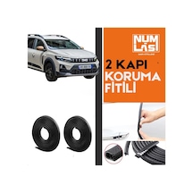 Dacia Jogger İki Kapı Koruma Fitili Siyah Renk Numlas-a Kalite-nm2938