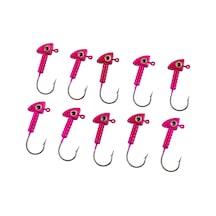 Jighead - Zoka - Kurşunlu Olta İğnesi - Xh-a 06 - Pembe - 7 Gr - 10 Adet