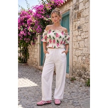 Beyaz - Pembe