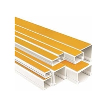 Mutlusan 12X12 mm Kablo Kanalı Canalex (Yapışkan Bantlı) (250 Mt.