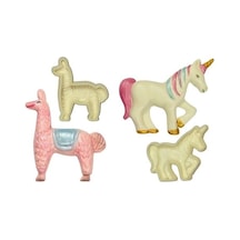 Unicorn Lama Kurabiye Kalıbı Seti 2 Parça Diğer