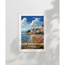 Çerçevesiz Poster San Sebastian'ın Sahil Büyüsü