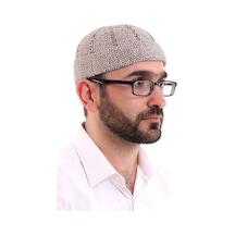 Kışlık Kadife Takke - Kahverengi