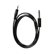 6.35 Mm To 3.5 Mm Aux Ses Kablosu - 1,5 Metre Gitar Amfi Hoparlör Ve Kulaklık Dönüştürücü Kablo