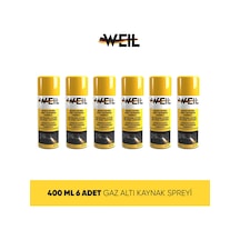 Weil Gazaltı Kaynak Spreyi Silikonsuz Yanmaz 400ml 6'lı Paket 6  Adet