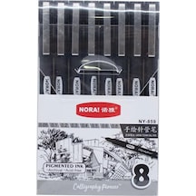 Nora Teknik Çizim Kalemi 8li Seti Dereceli Kalem Set