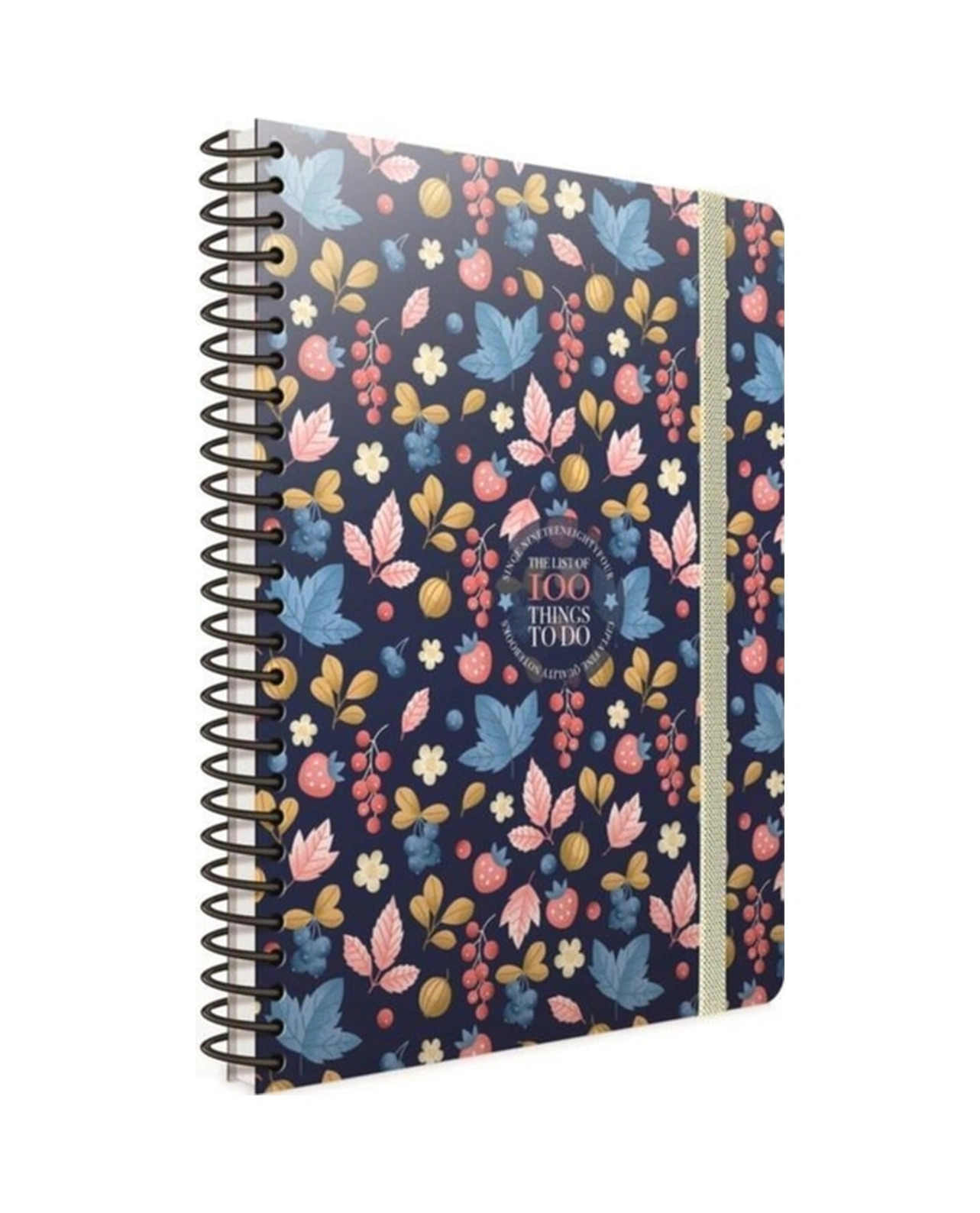 Thıngs 17 X 24 Spiralli Sert Kapak Defter 100 Yaprak Kareli Karışık
