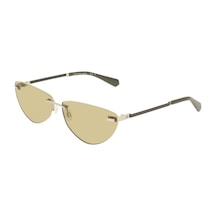 Calvin Klein Jeans Ckj 25208s 045 63 Kadın Cat Eye Gümüş Metal Güneş Gözlüğü Gri
