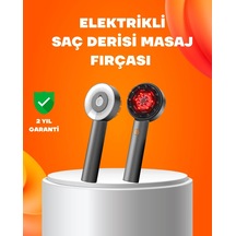 Ceylan Adam Kırmızı Işık Terapi Saç Derisi Masaj Tarağı 3 Modlu Yağ Hazneli