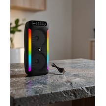Rgb Işıklı Taşınabilir Bluetooth Hoparlör Uczzzpg4261-5