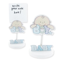 Mutluadim 12 Adet Bebek Boy Sticker Ahşap Notluk Mavi
