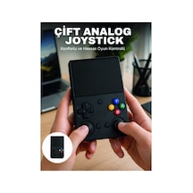3.5 İnç Ips Ekran Retro Oyun Konsolu 64gb Dahili Hafıza Çift Analog Joystick Taşınabilir El Konsolu Renkli