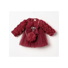 Cocosiss Rose Çantalı Dress Ekru