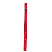 Kırmızı Dayanıklı Dokuma Köpek Tasması 30 Cm