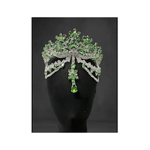 Alınlıklı Gelin,kına,nişan,söz,after,bride,party Taç Mint Yeşil - 797514215 Mint Yeşil