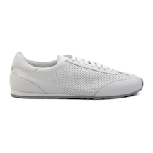 Bambi Beyaz Kırışık Hakiki Deri Erkek Sneaker E01083017103 Beyaz Bambi Beyaz Kırışık Hakiki Deri Erkek Sneaker E01083017103 Beyaz