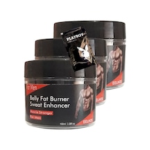 Belly Fatburner Yağları Eritmek İçin Masaj Bakım Kremi 3x100 Ml+1 Adet Jel İle