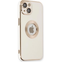 Apple İphone Uyumlu 14 Plus Kılıf Store Silikon - Beyaz Çok Renkli