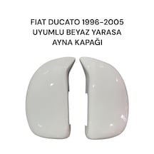Fıat Ducato 1996-2005 Uyumlu Beyaz Yarasa Ayna Kapağı