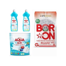 Aquabor Doğal Mineralli Bulaşık Deterjanı +bor Mineralli Beyazlar İçin Çamaşır Deterjanı.