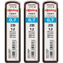 Rotring Siyah Kalem Uçu 0.7 MM 3 Adet