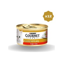 Felix Gourment Gold Kıyılmış Sığır Etli 85 Gr - 12 Adet