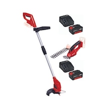 Einhell GC-CT 18/24 Akülü Kenar Kesme Makinesi GE-CG 18 li Akülü Çim Çalı Makası 2x4.0ah Bahçe Seti